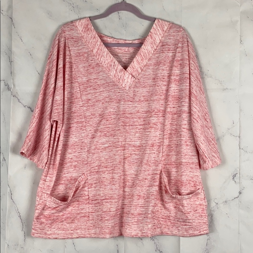 Woman Within V-Neck Pullover Comfy Top 18/20